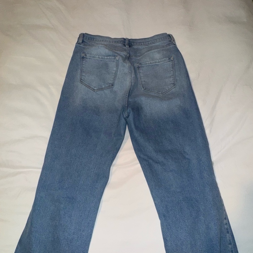 Distressed Blue Denim Jeans - Picture 3 of 3